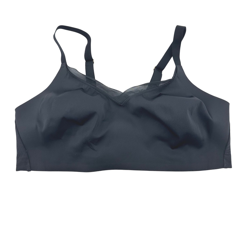 ThirdLove Wireless Bra Women 36D Black Comfy Intimate Minimalist